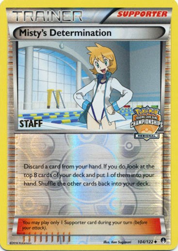 Misty's Determination (104/122) (Regional Championship Promo Staff) [XY: BREAKpoint] | Game Master's Emporium (The New GME)