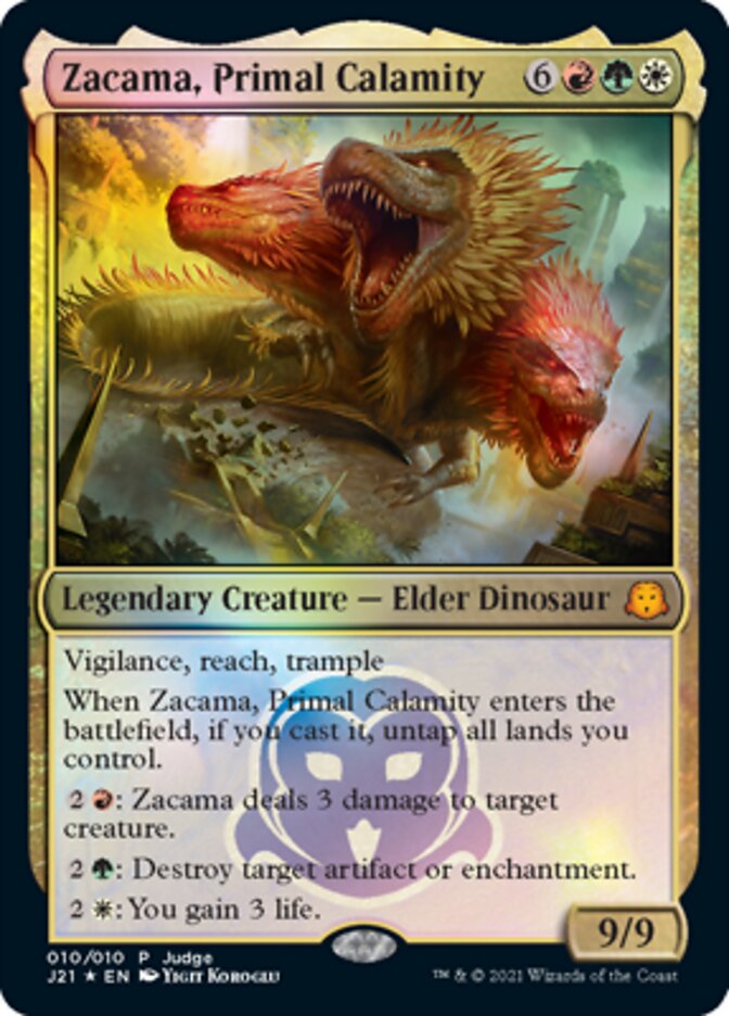 Zacama, Primal Calamity [Judge Gift Cards 2021] | Game Master's Emporium (The New GME)