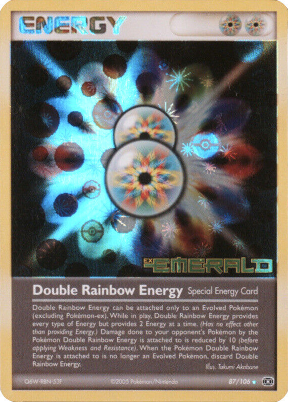 Double Rainbow Energy (87/106) (Stamped) [EX: Emerald] | Game Master's Emporium (The New GME)