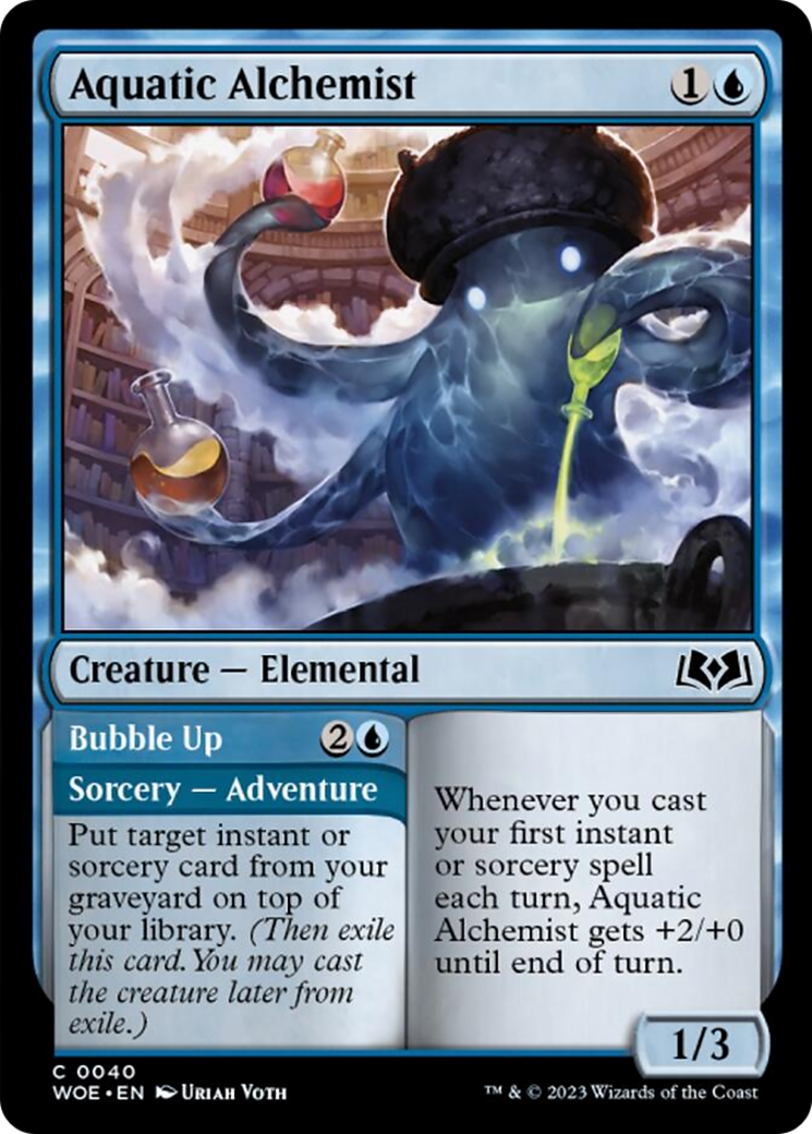 Aquatic Alchemist // Bubble Up [Wilds of Eldraine] | Game Master's Emporium (The New GME)