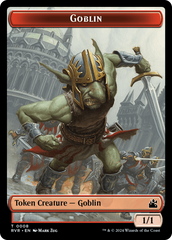 Goblin (0008) // Rhino Double-Sided Token [Ravnica Remastered Tokens] | Game Master's Emporium (The New GME)