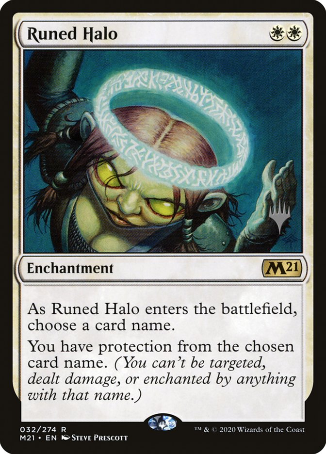 Runed Halo (Promo Pack) [Core Set 2021 Promos] | Game Master's Emporium (The New GME)