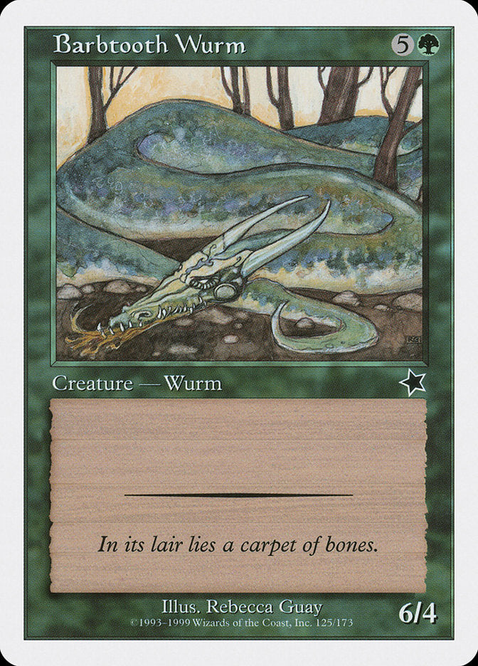 Barbtooth Wurm [Starter 1999] | Game Master's Emporium (The New GME)