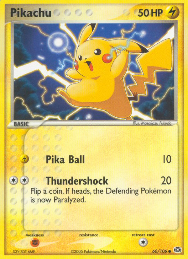 Pikachu (60/106) [EX: Emerald] | Game Master's Emporium (The New GME)