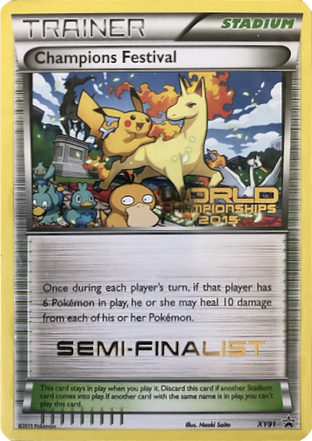 Champions Festival (XY91) (2015 Semi-Finalist) [XY: Black Star Promos] | Game Master's Emporium (The New GME)