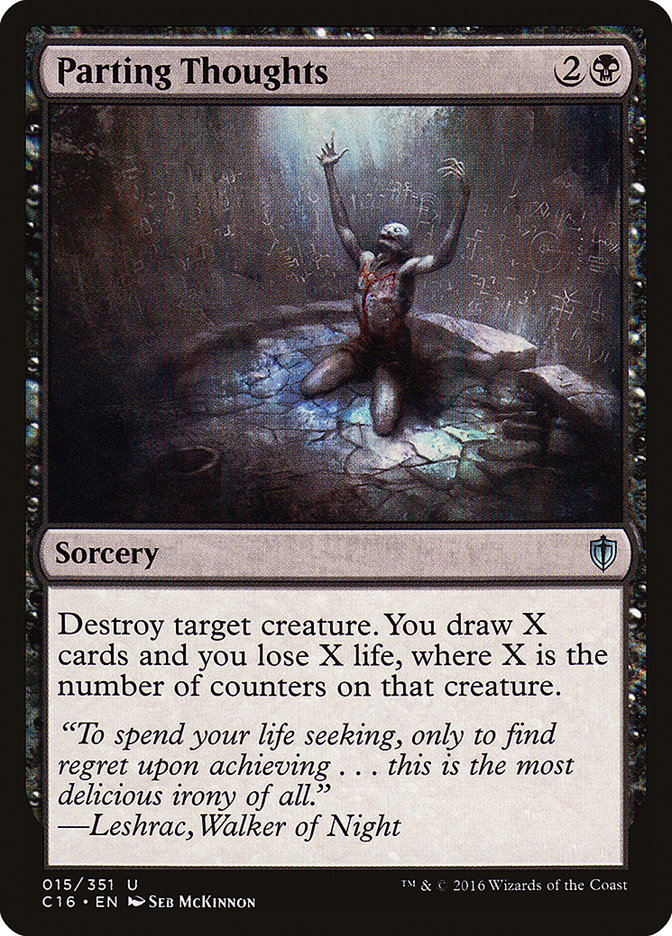 Parting Thoughts [Commander 2016] | Game Master's Emporium (The New GME)