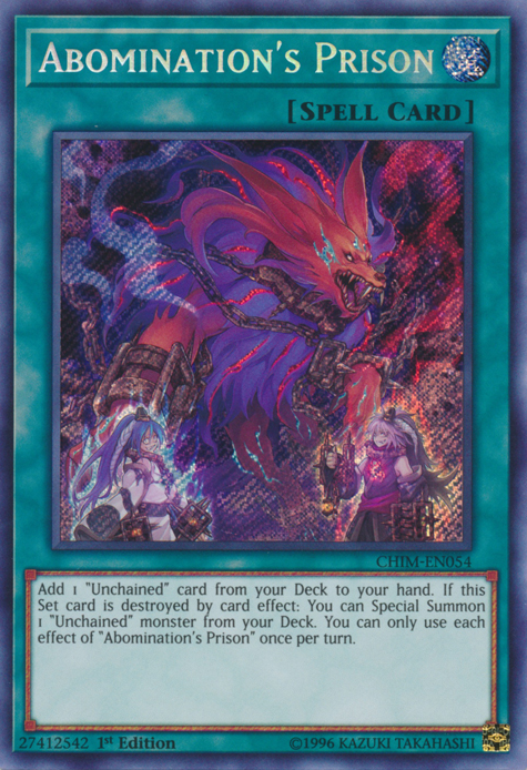 Abomination's Prison [CHIM-EN054] Secret Rare | Game Master's Emporium (The New GME)