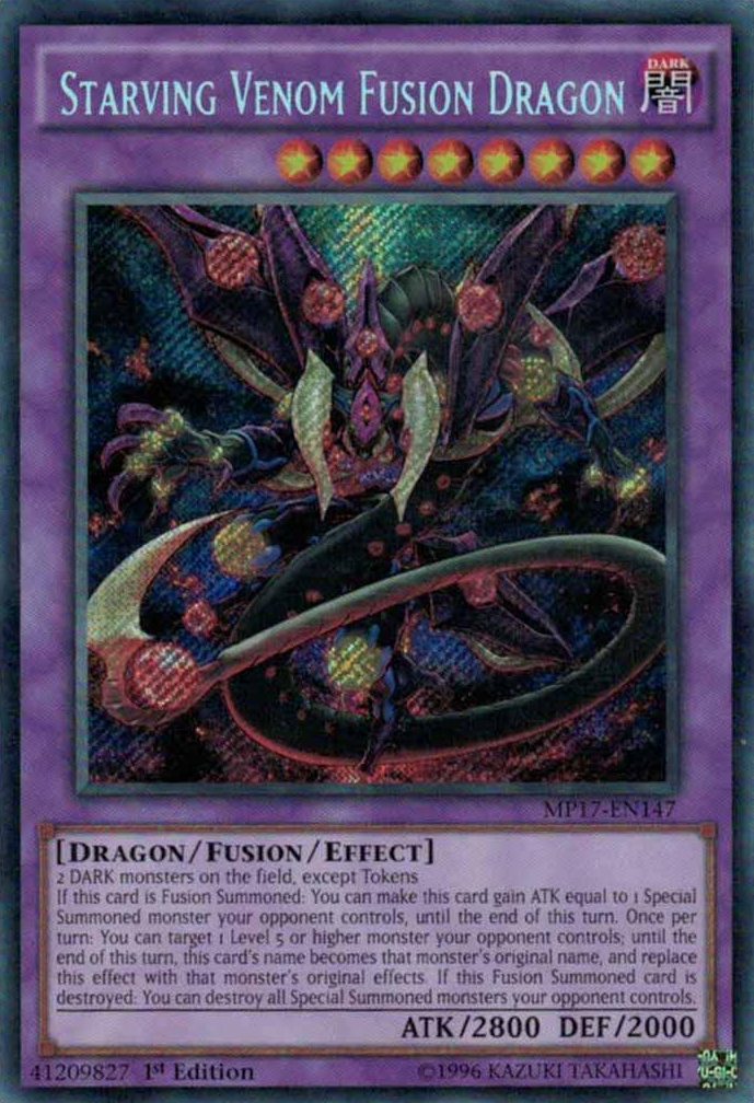 Starving Venom Fusion Dragon [MP17-EN147] Secret Rare | Game Master's Emporium (The New GME)