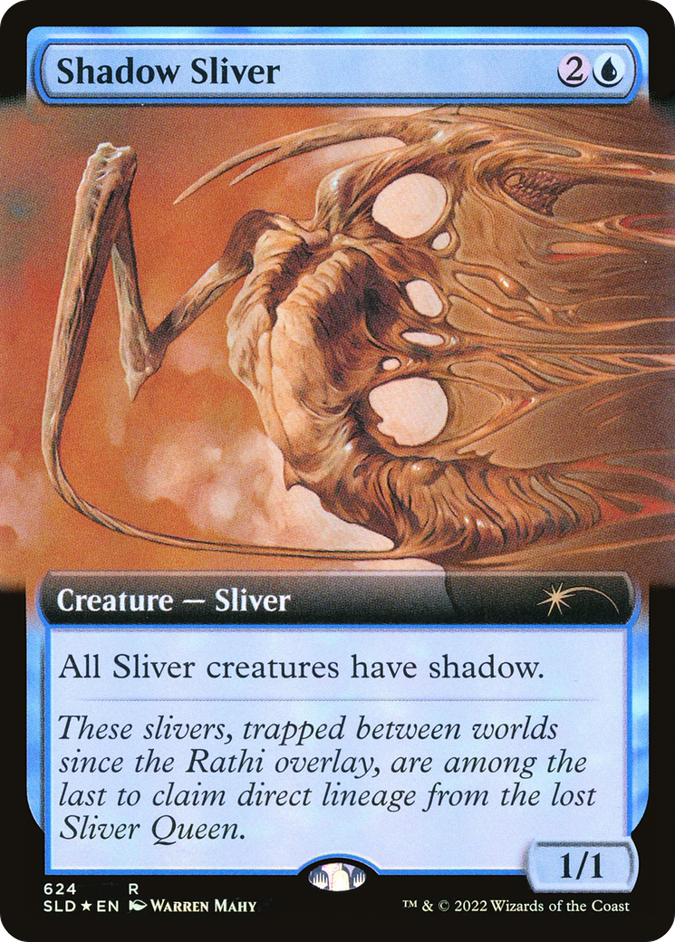 Shadow Sliver (Extended Art) [Secret Lair Drop Promos] | Game Master's Emporium (The New GME)