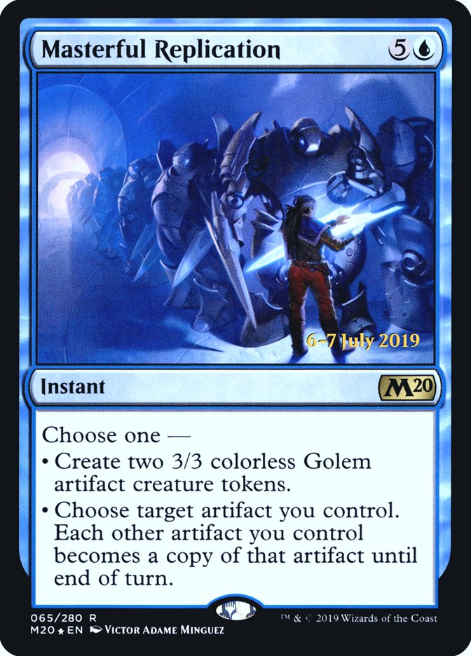 Masterful Replication [Core Set 2020 Prerelease Promos] | Game Master's Emporium (The New GME)