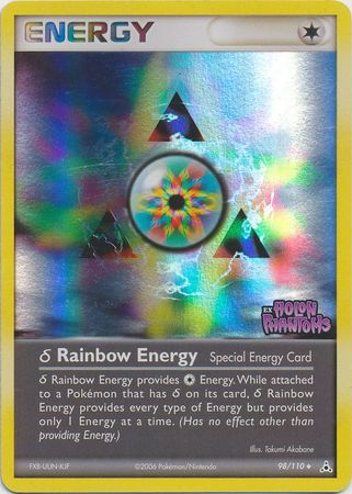 Rainbow Energy (98/110) (Delta Species) (Stamped) [EX: Holon Phantoms] | Game Master's Emporium (The New GME)