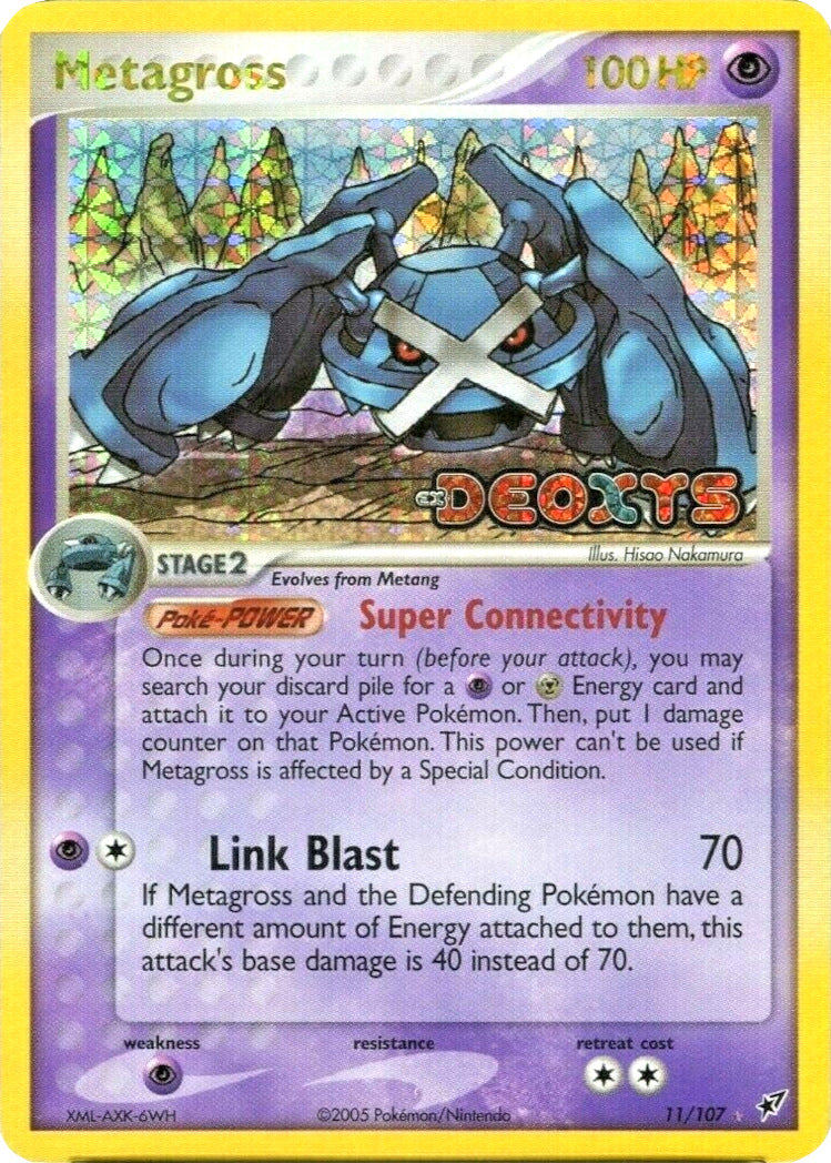 Metagross (11/107) (Stamped) [EX: Deoxys] | Game Master's Emporium (The New GME)