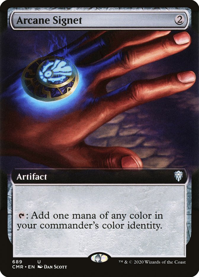 Arcane Signet (Extended Art) [Commander Legends] | Game Master's Emporium (The New GME)