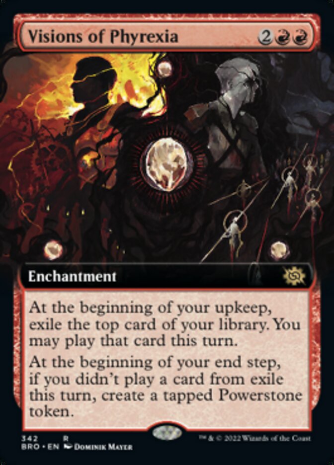 Visions of Phyrexia (Extended Art) [The Brothers' War] | Game Master's Emporium (The New GME)