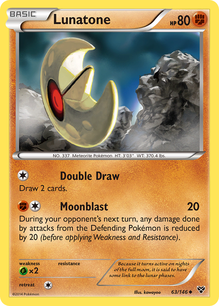 Lunatone (63/146) [XY: Base Set] | Game Master's Emporium (The New GME)