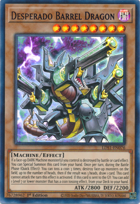 Desperado Barrel Dragon (Blue) [LDS1-EN076] Ultra Rare | Game Master's Emporium (The New GME)