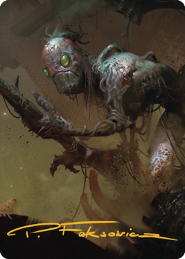 Mold Folk Art Card (Gold-Stamped Signature) [Commander Legends: Battle for Baldur's Gate Art Series] | Game Master's Emporium (The New GME)