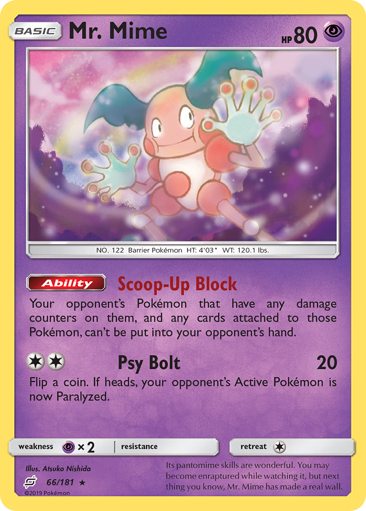 Mr. Mime (66/181) [Sun & Moon: Team Up] | Game Master's Emporium (The New GME)