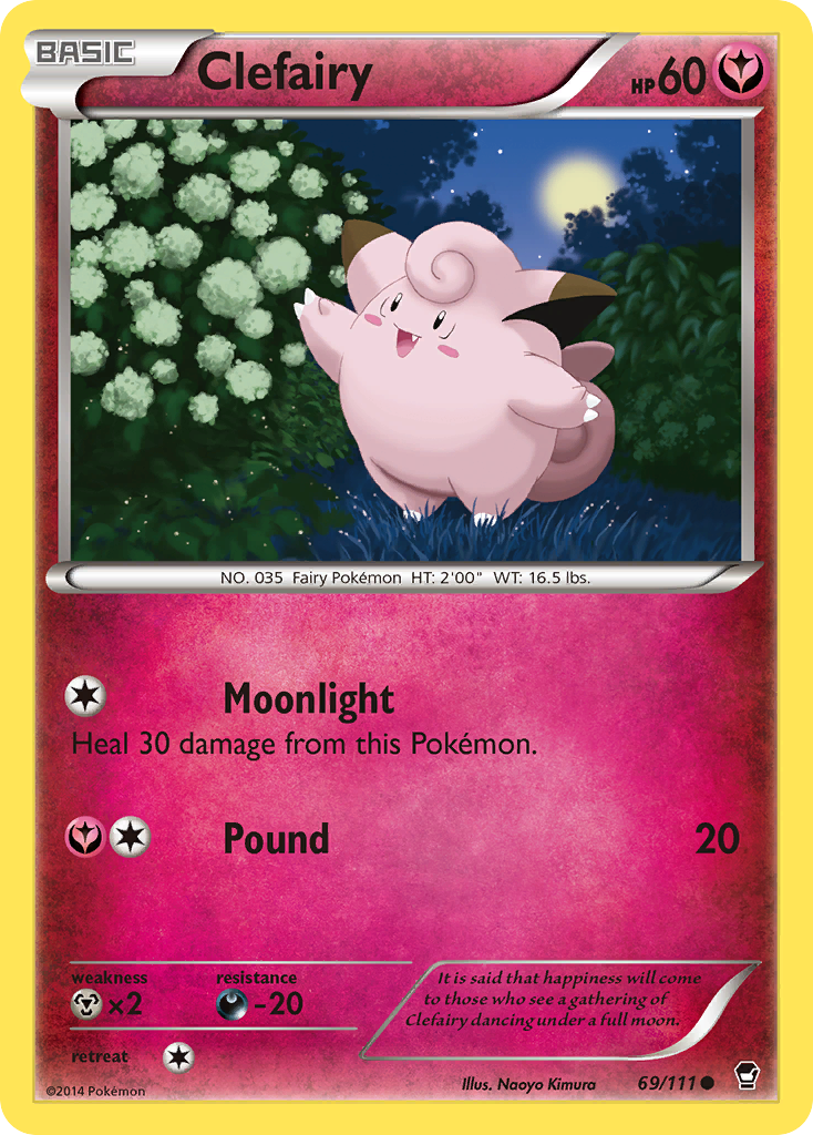 Clefairy (69/111) [XY: Furious Fists] | Game Master's Emporium (The New GME)