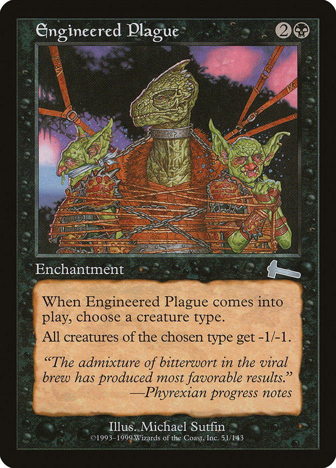Engineered Plague [Urza's Legacy] | Game Master's Emporium (The New GME)