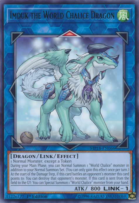 Imduk the World Chalice Dragon [MP18-EN066] Rare | Game Master's Emporium (The New GME)