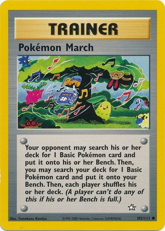 Pokemon March (102/111) [Neo Genesis Unlimited] | Game Master's Emporium (The New GME)