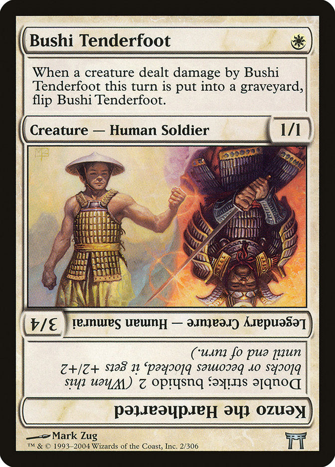 Bushi Tenderfoot // Kenzo the Hardhearted [Champions of Kamigawa] | Game Master's Emporium (The New GME)