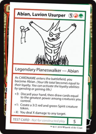 Abian, Luvion Usurper (2021 Edition) [Mystery Booster Playtest Cards] | Game Master's Emporium (The New GME)