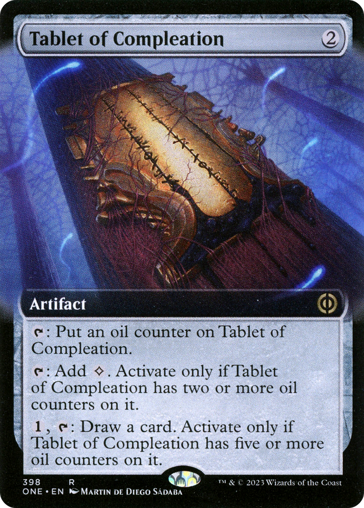 Tablet of Compleation (Extended Art) [Phyrexia: All Will Be One] | Game Master's Emporium (The New GME)