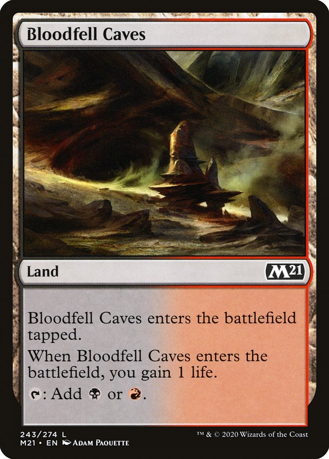 Bloodfell Caves [Core Set 2021] | Game Master's Emporium (The New GME)
