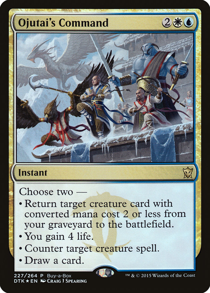 Ojutai's Command (Buy-A-Box) [Dragons of Tarkir Promos] | Game Master's Emporium (The New GME)