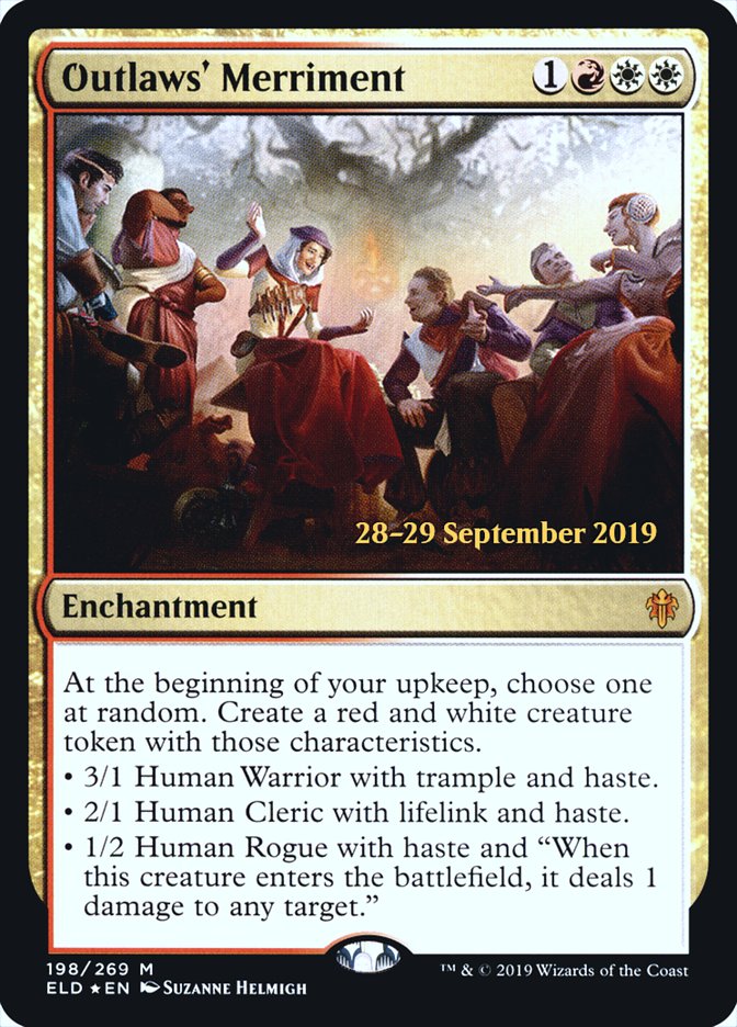 Outlaws' Merriment [Throne of Eldraine Prerelease Promos] | Game Master's Emporium (The New GME)