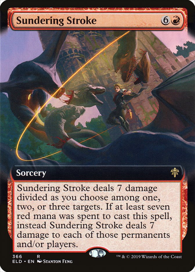 Sundering Stroke (Extended Art) [Throne of Eldraine] | Game Master's Emporium (The New GME)