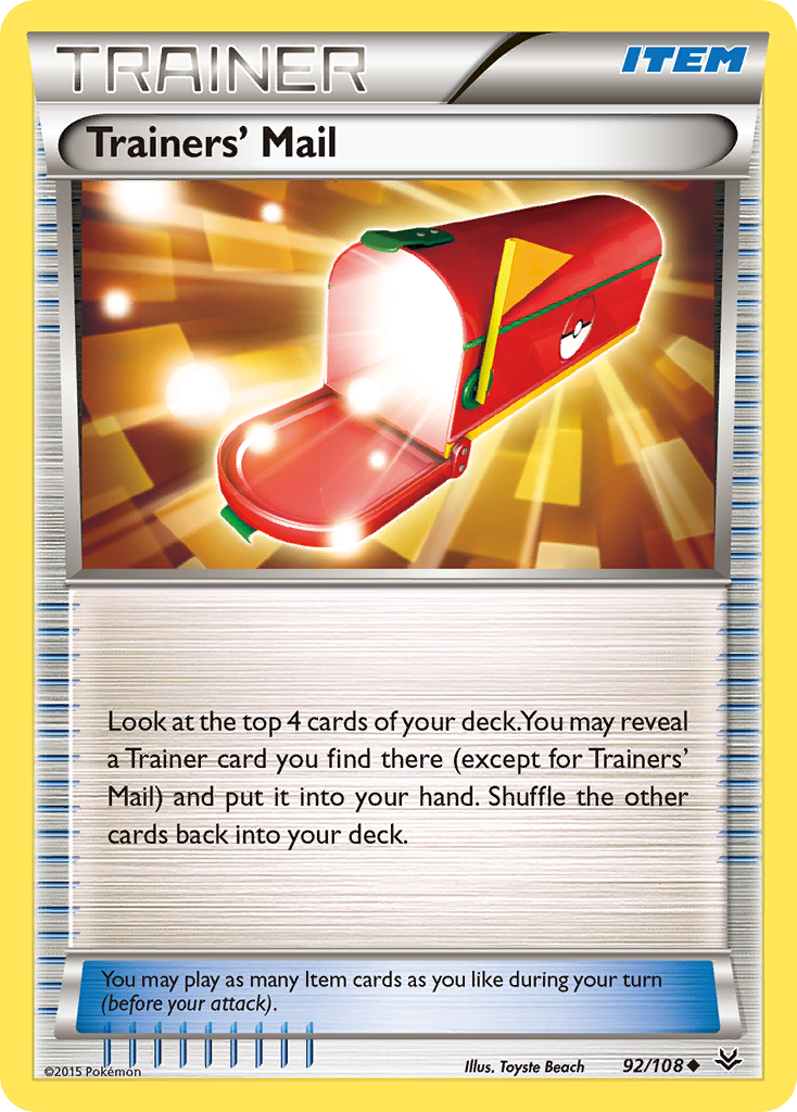 Trainers' Mail (92/108) [XY: Roaring Skies] | Game Master's Emporium (The New GME)