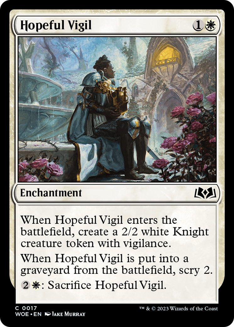 Hopeful Vigil [Wilds of Eldraine] | Game Master's Emporium (The New GME)