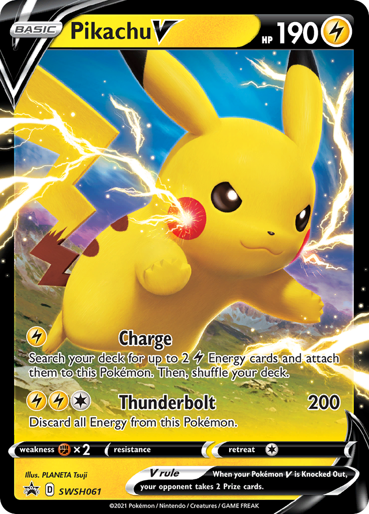 Pikachu V (SWSH061) [Sword & Shield: Black Star Promos] | Game Master's Emporium (The New GME)