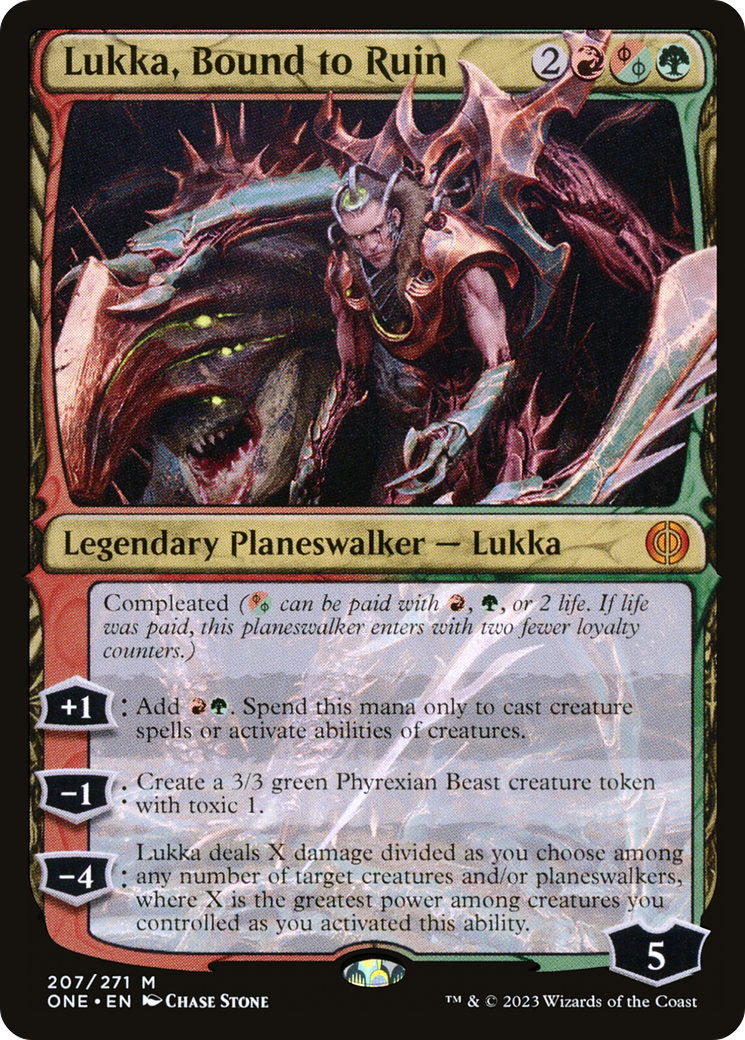 Lukka, Bound to Ruin [Phyrexia: All Will Be One] | Game Master's Emporium (The New GME)