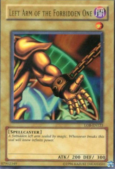 Left Arm of the Forbidden One [LOB-EN123] Ultra Rare | Game Master's Emporium (The New GME)