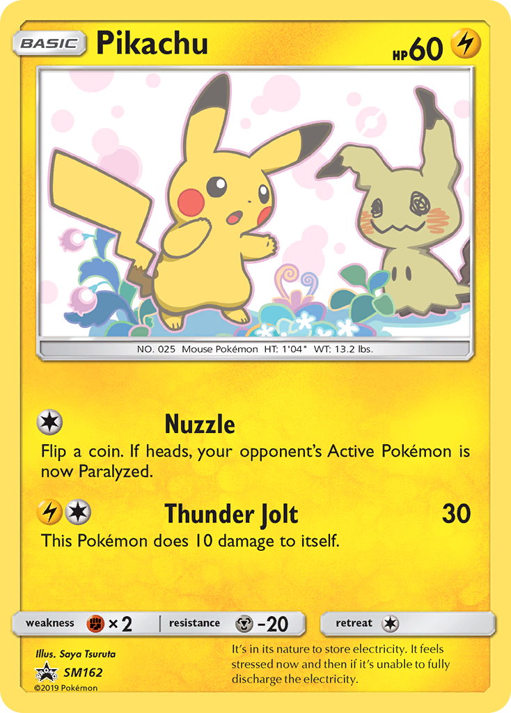 Pikachu (SM162) [Sun & Moon: Black Star Promos] | Game Master's Emporium (The New GME)