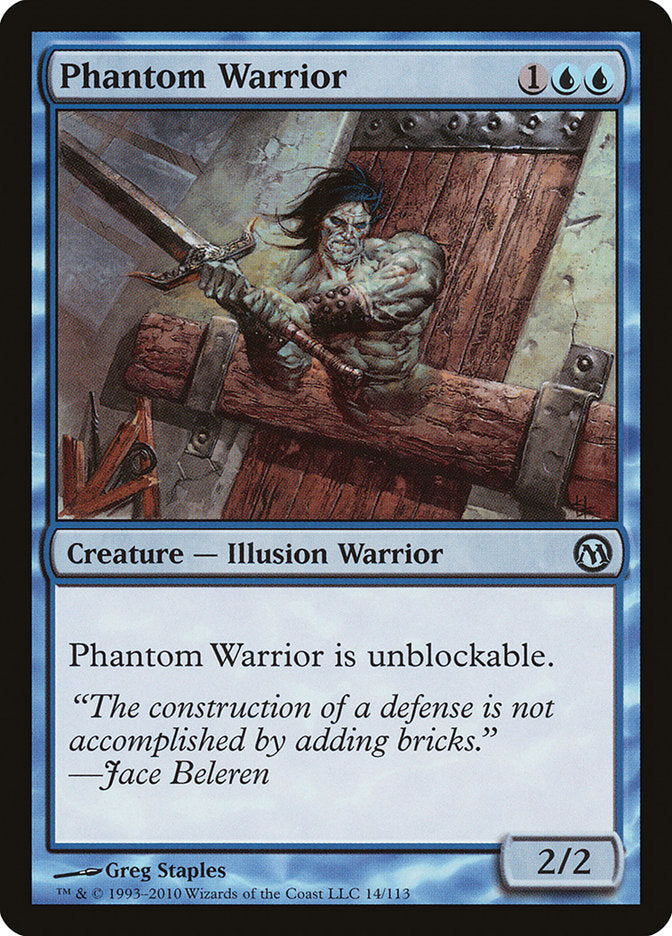 Phantom Warrior [Duels of the Planeswalkers] | Game Master's Emporium (The New GME)