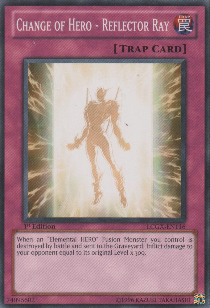 Change of Hero - Reflector Ray [LCGX-EN116] Common | Game Master's Emporium (The New GME)