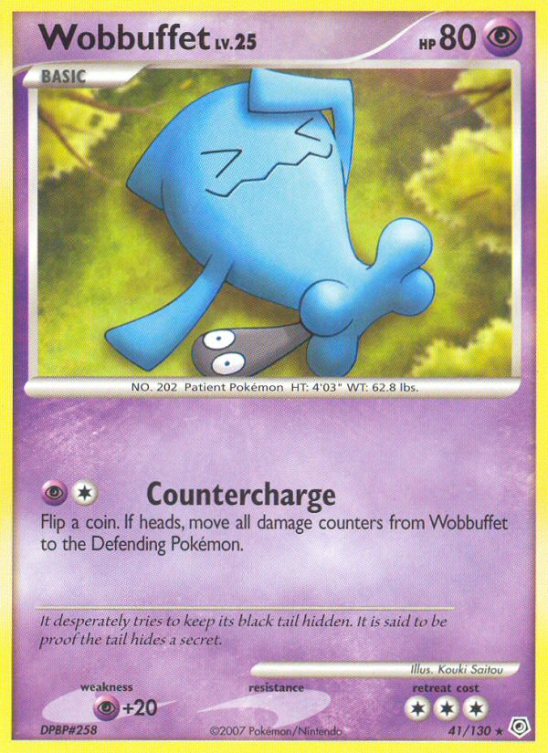 Wobbuffet (41/130) [Diamond & Pearl: Base Set] | Game Master's Emporium (The New GME)