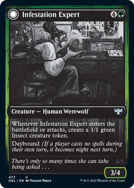 Infestation Expert // Infested Werewolf [Innistrad: Double Feature] | Game Master's Emporium (The New GME)