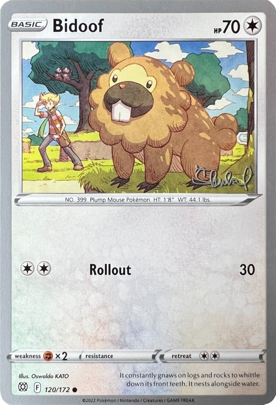 Bidoof (120/172) (ADP - Ondrej Skubal) [World Championships 2022] | Game Master's Emporium (The New GME)