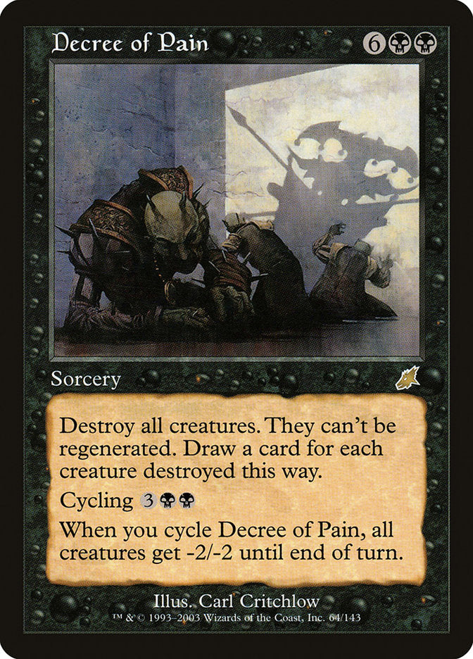 Decree of Pain [Scourge] | Game Master's Emporium (The New GME)