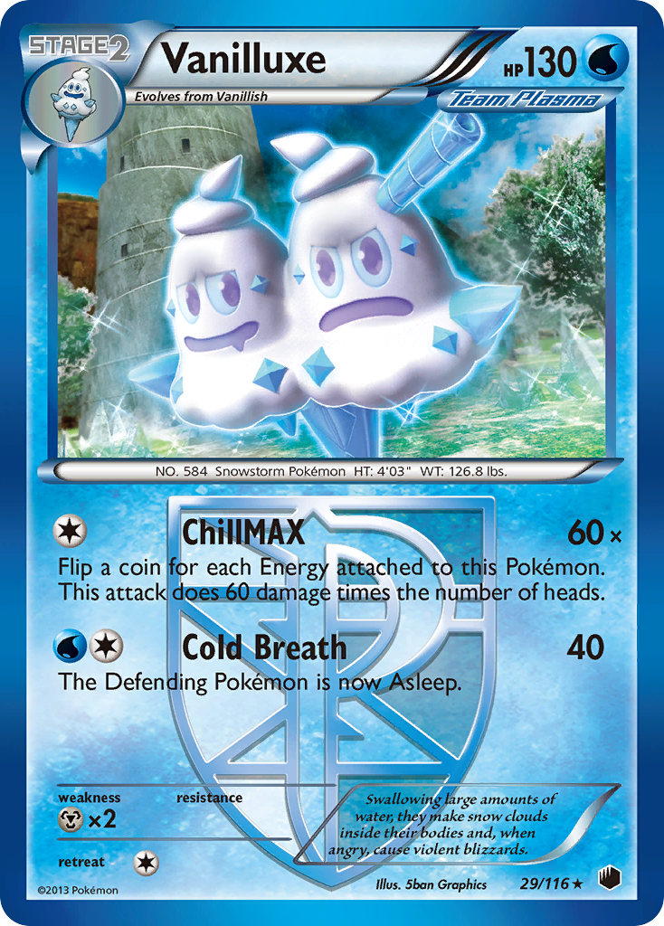 Vanilluxe (29/116) [Black & White: Plasma Freeze] | Game Master's Emporium (The New GME)