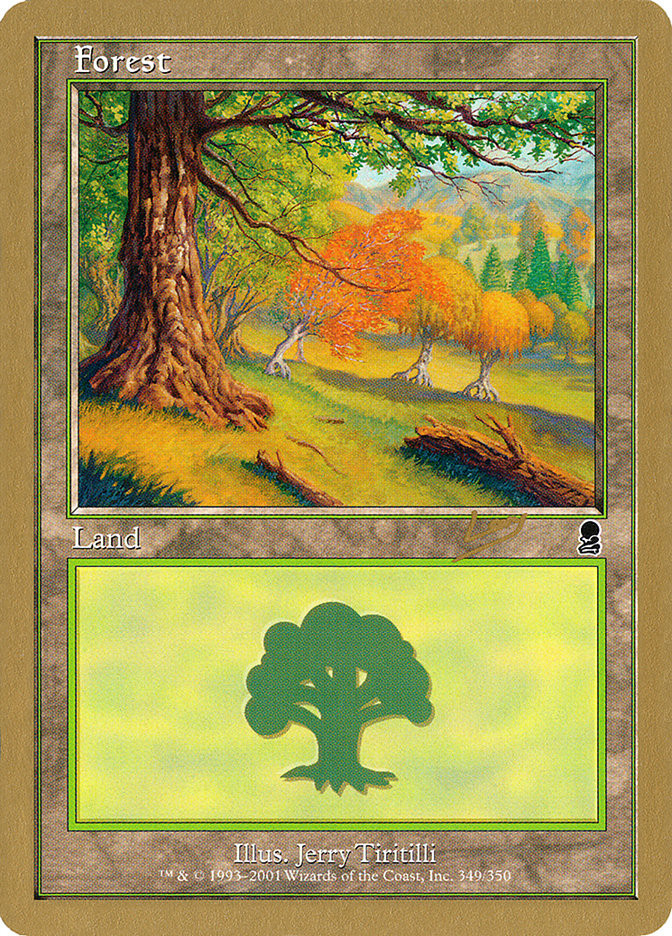 Forest (349) (Raphael Levy) [World Championship Decks 2002] | Game Master's Emporium (The New GME)