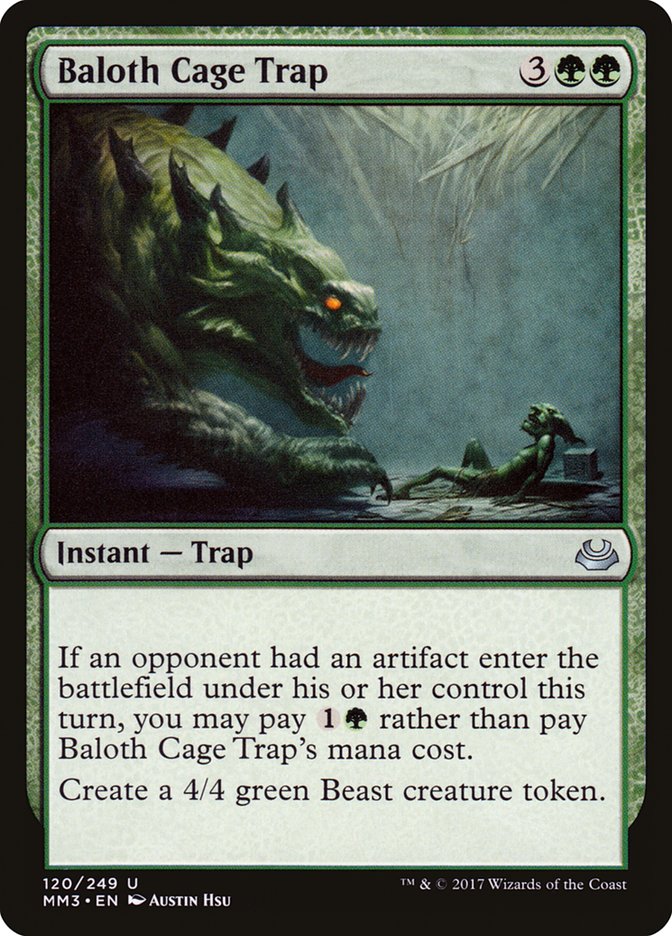 Baloth Cage Trap [Modern Masters 2017] | Game Master's Emporium (The New GME)