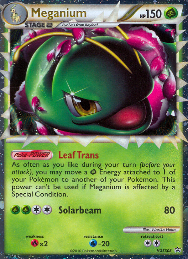 Meganium (HGSS08) [HeartGold & SoulSilver: Black Star Promos] | Game Master's Emporium (The New GME)