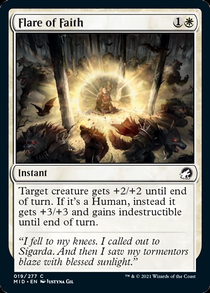 Flare of Faith [Innistrad: Midnight Hunt] | Game Master's Emporium (The New GME)